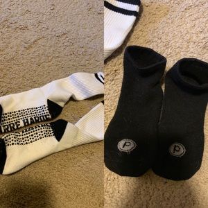 Two pairs Pure Barre socks size small